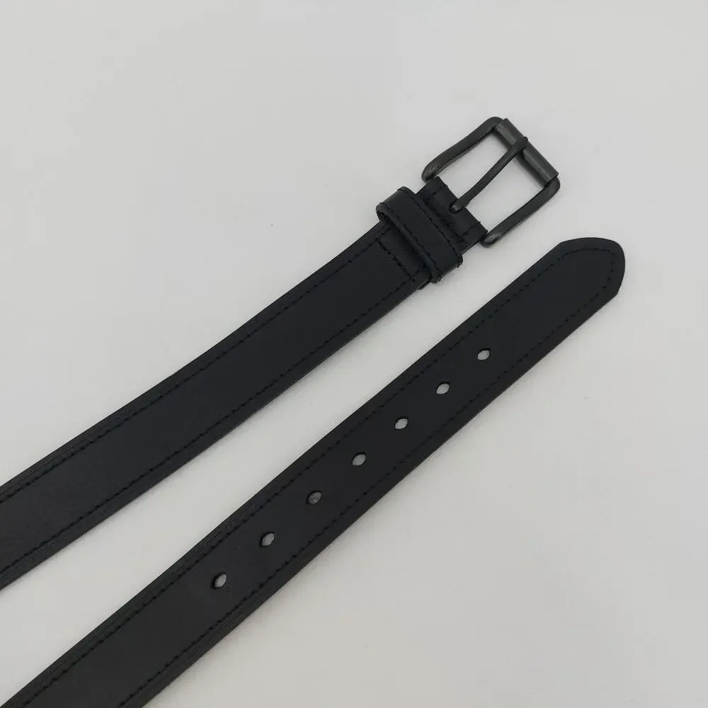 Dickies Black Men's Leather Belt Size 36 Workwear Streetwear